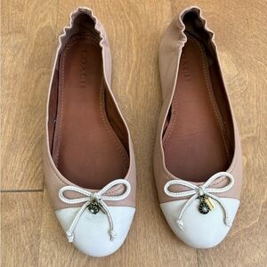 Coach Leather Ballet Flats